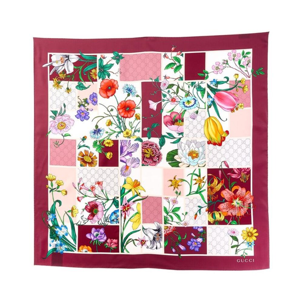 Gucci Printed Silk Twill Carre